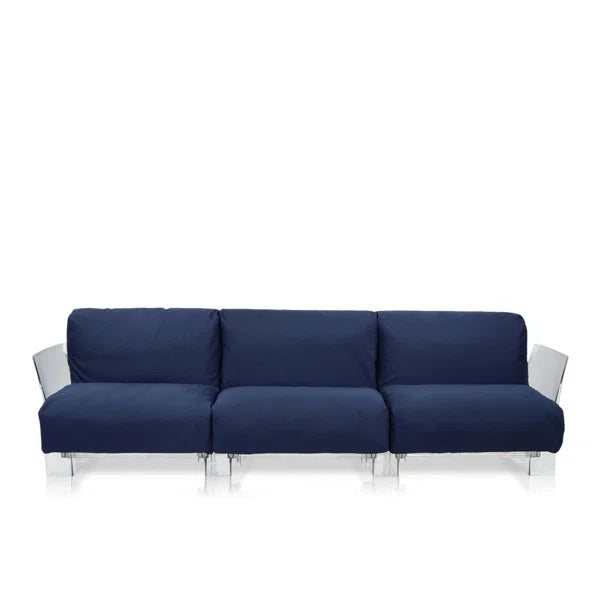 3 Seater Sofa: Pop Outdoor 3-Seater Sofa with Cushions by Piero Lissoni with Carlo Tamborini