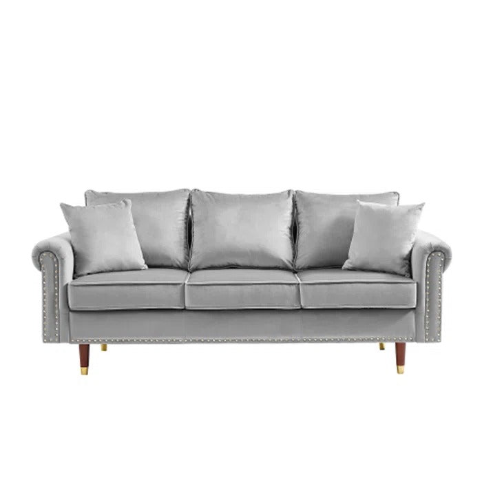 3 Seater Sofa Set : 74'' Upholstered Sofa
