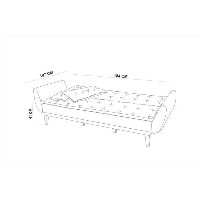 3 Seater Sofa Set: 85.4'' Upholstered Sleeper Sofa