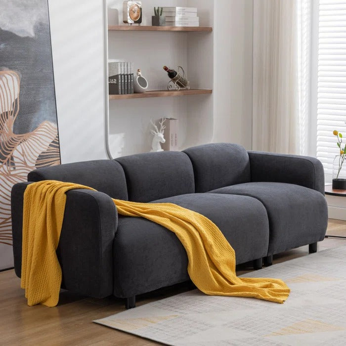 3 Seater Sofa Set: 85.4'' Upholstered Sofa