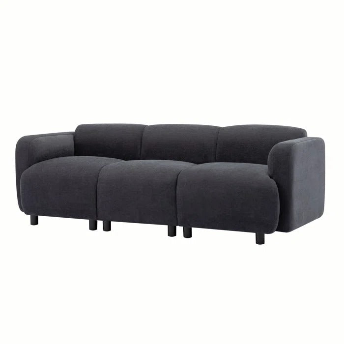 3 Seater Sofa Set: 85.4'' Upholstered Sofa