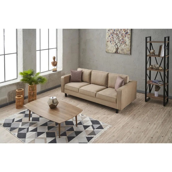3 Seater Sofa Set: 87.4'' Upholstered Sofa
