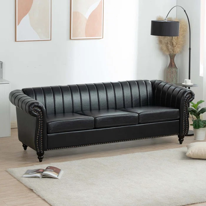 3 Seater Sofa Set: Acerra PU 83.46'' Reception Sofa