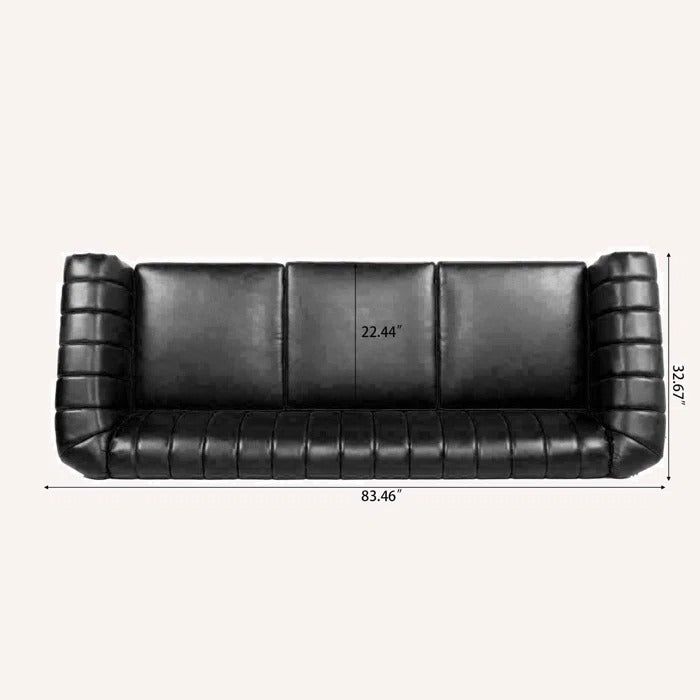 3 Seater Sofa Set: Acerra PU 83.46'' Reception Sofa