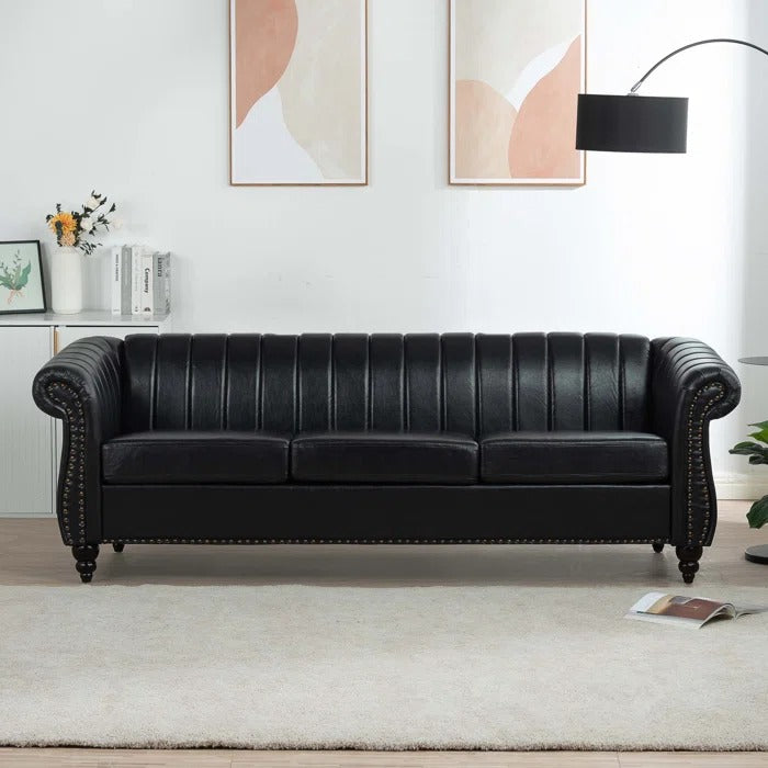 3 Seater Sofa Set: Acerra PU 83.46'' Reception Sofa