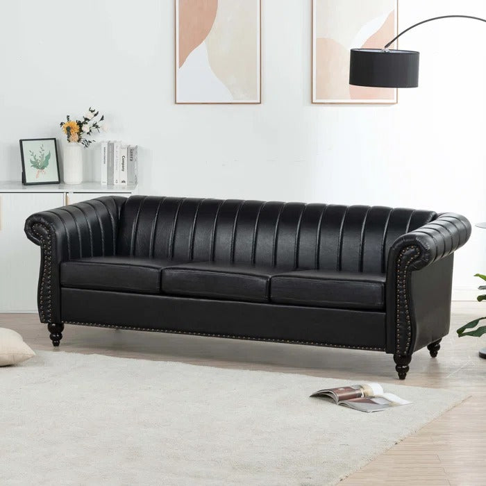 3 Seater Sofa Set: Acerra PU 83.46'' Reception Sofa