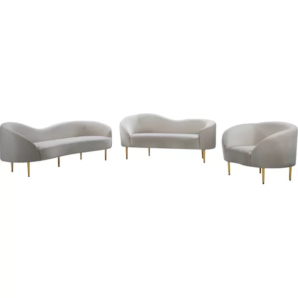 3 Seater Sofa: Shurtz 85.5'' Upholstered Sofa
