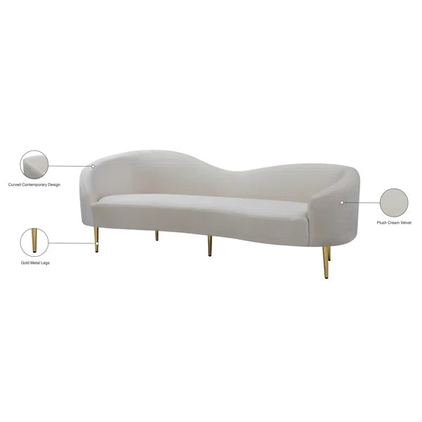 3 Seater Sofa: Shurtz 85.5'' Upholstered Sofa