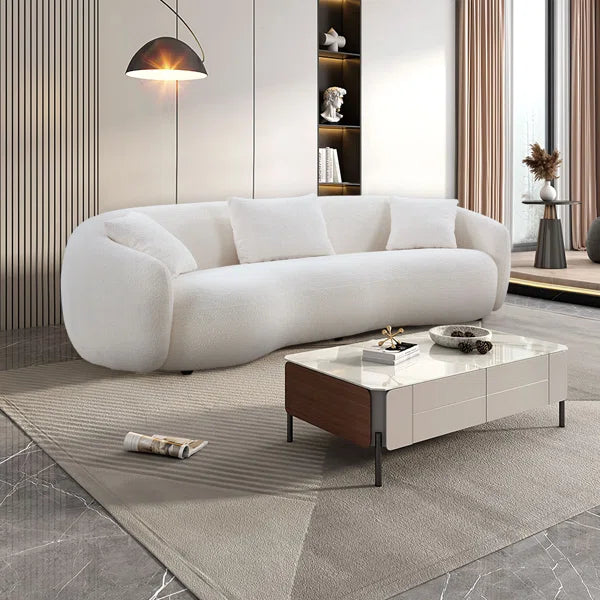 3 Seater Sofa: Yazgur 93.6" Upholstered Sofa
