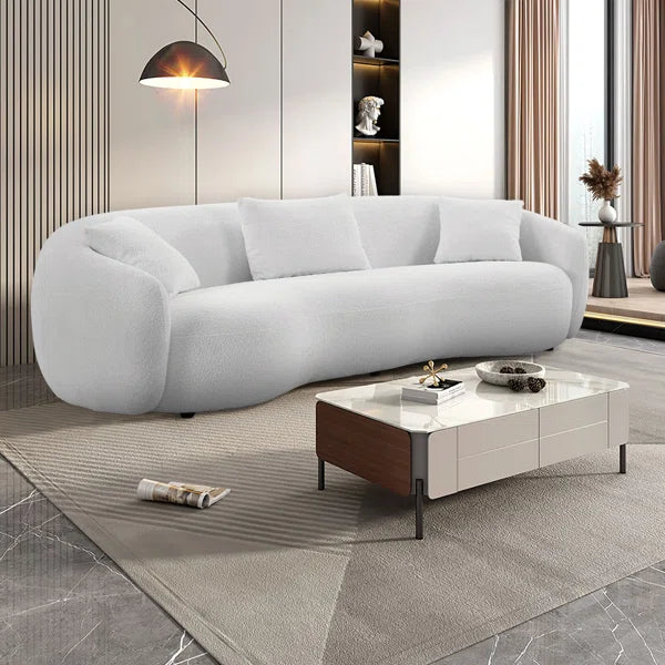3 Seater Sofa: Yazgur 93.6" Upholstered Sofa