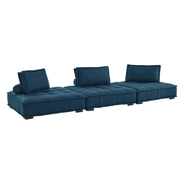 3 seater Sofa: Saunter 141'' Upholstered Sofa (Set of 3)