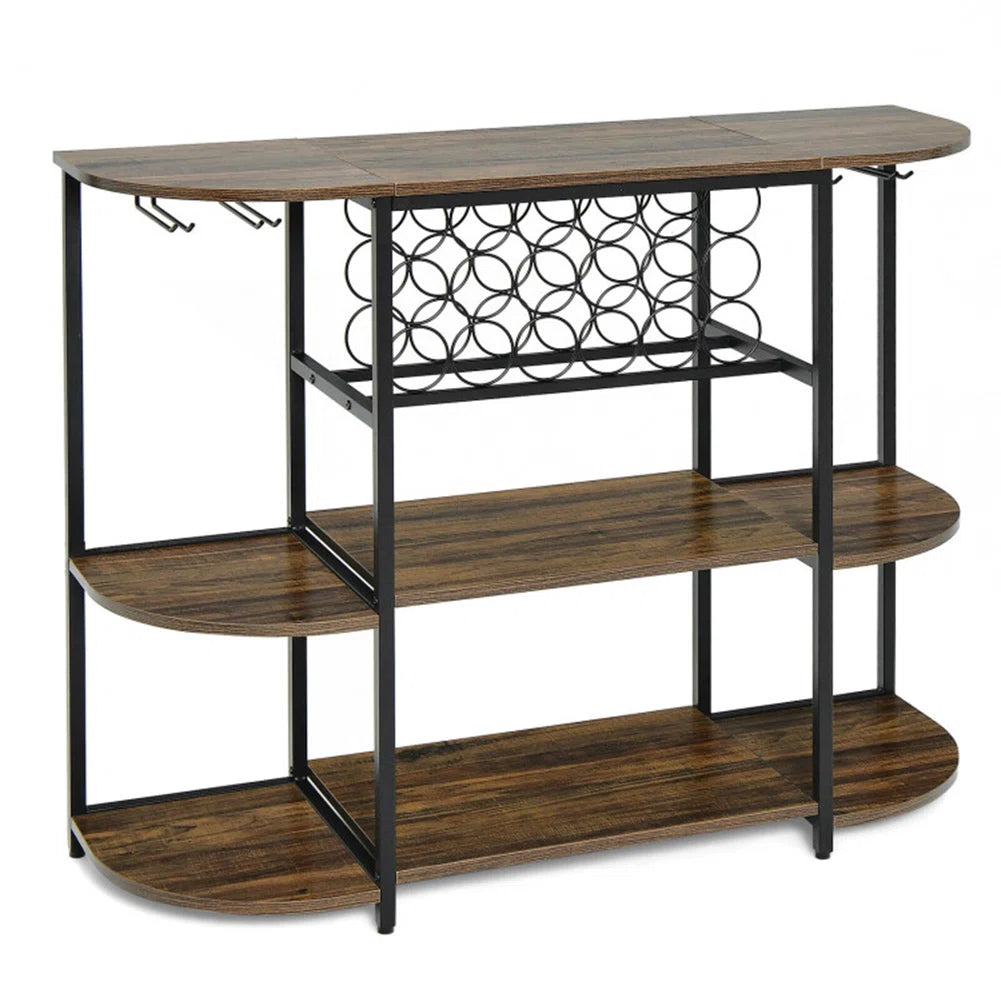 Kitchen Racks: 47'' Standard Baker's Rack made of iron that is compatible with microwaves