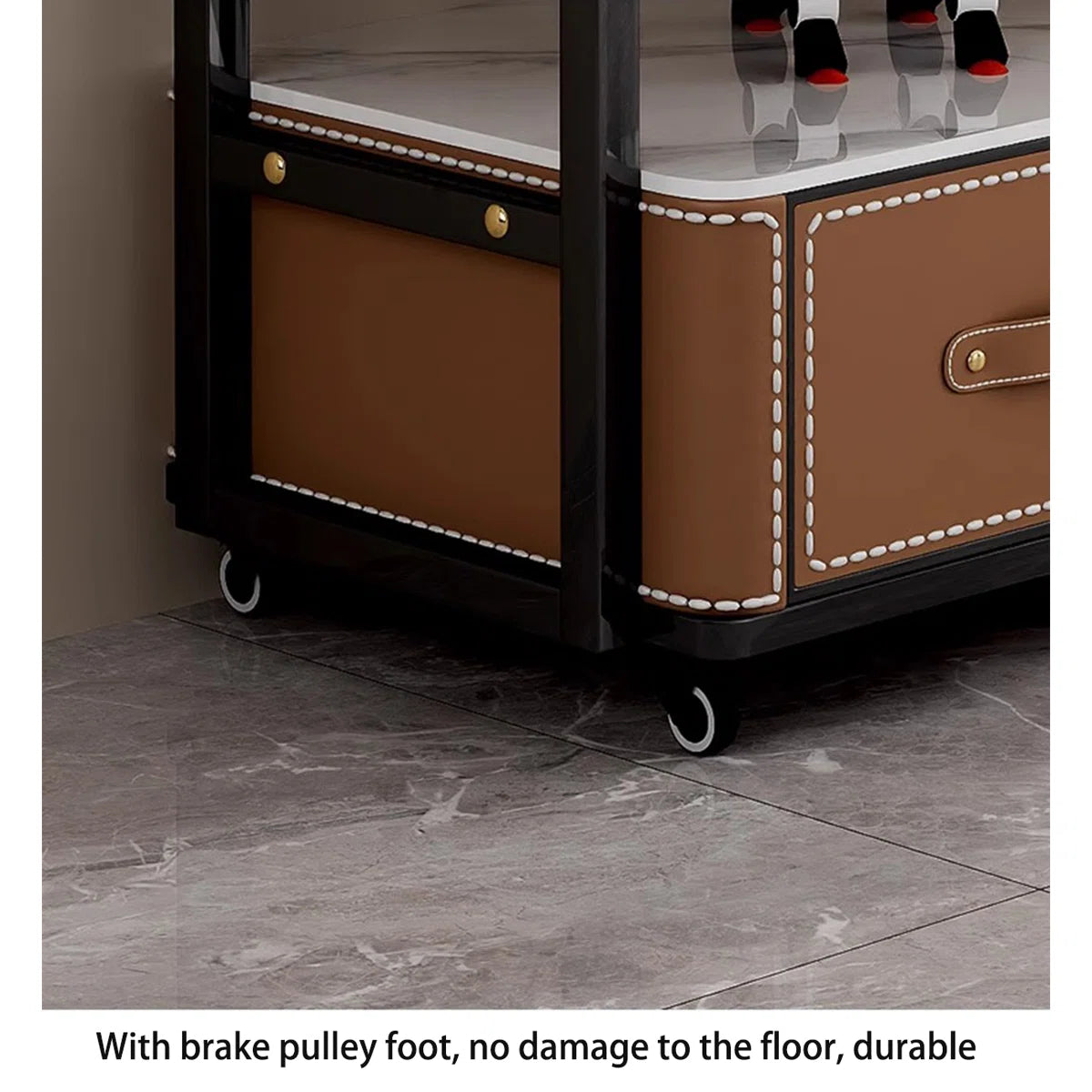 tv panel: 54.33" Two-Tone Solid Wood TV Stand with Rectangular Design