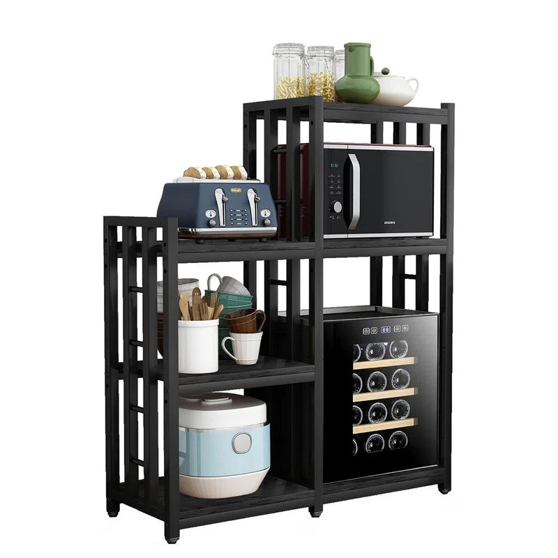 Kitchen Racks: 6-Tier Kitchen Bakers Rack, Microwave Oven Stand Table, Adjustable Kitchen Shelves