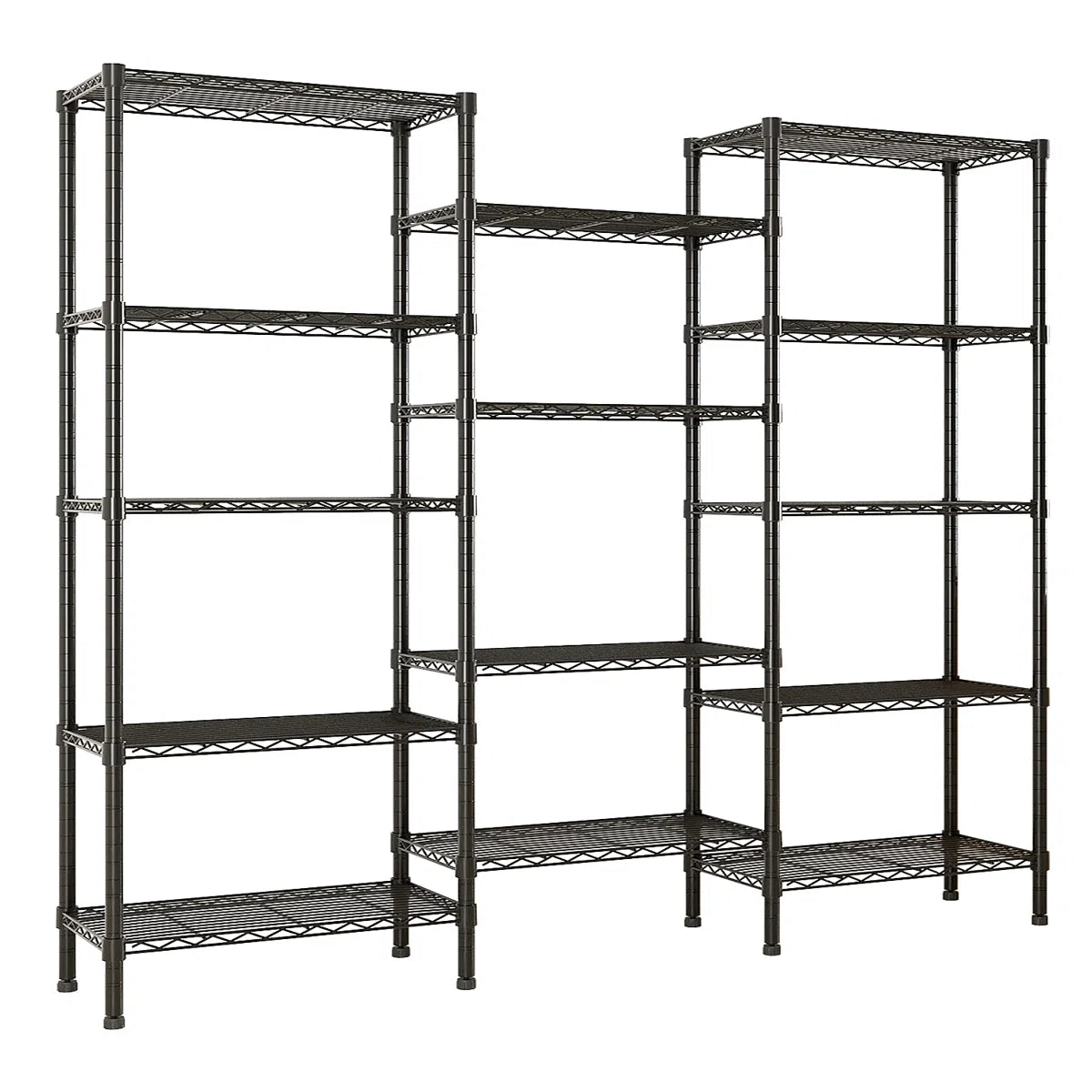 Kitchen Rack: 62.6'' W Metal Shelving Unit