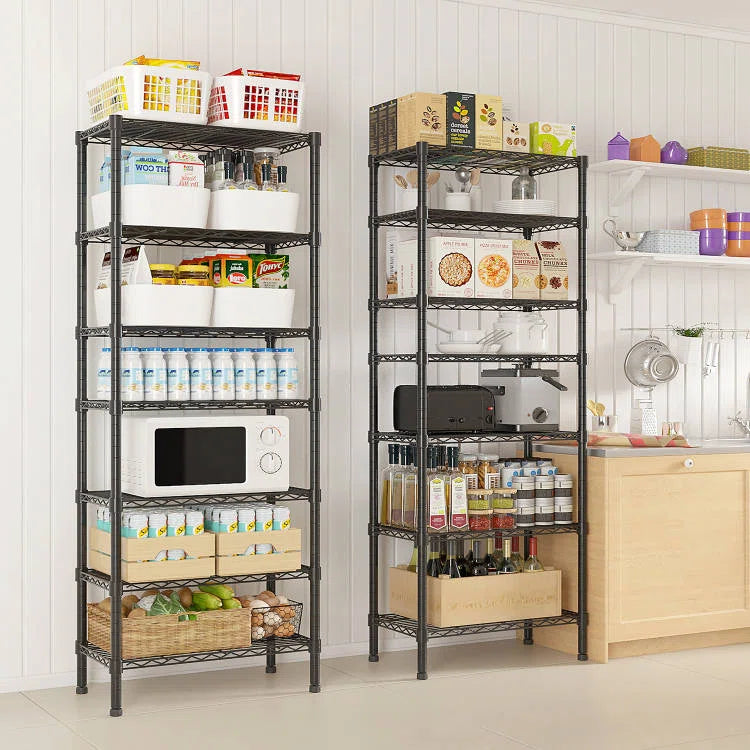 Kitchen Rack: 62.6'' W Metal Shelving Unit