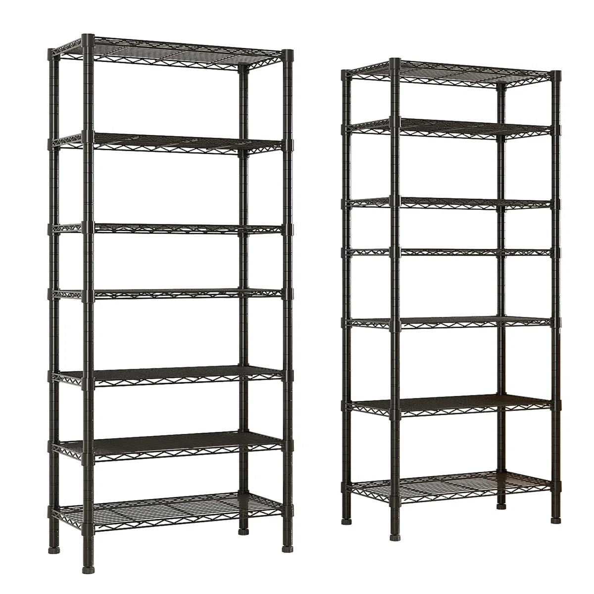 Kitchen Rack: 62.6'' W Metal Shelving Unit
