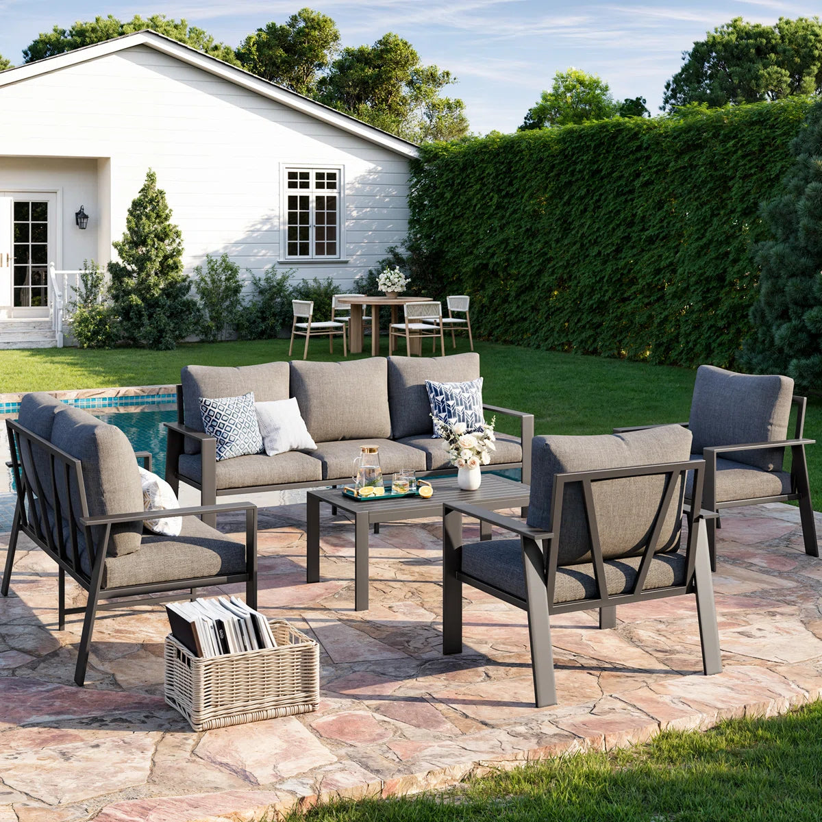 7 Seater Sofa Set: Complete 7-Person Sofa Seating for Living Room Comfort