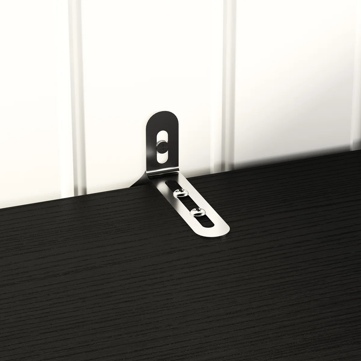 Kitchen Racks: 70.9" W 6-Layer Kitchen Rack Made of Black Wood