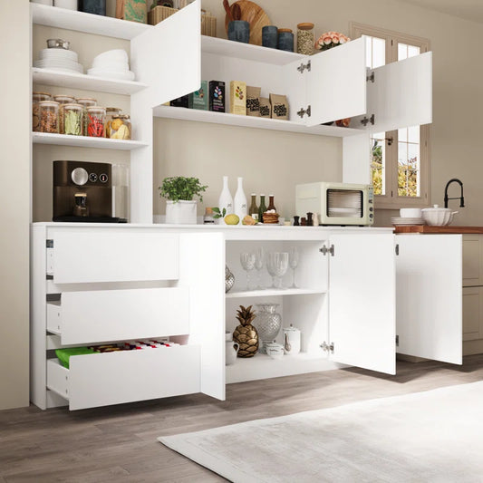 Microwave Stands : 71" Tall Large Kitchen Pantry Microwave Stands