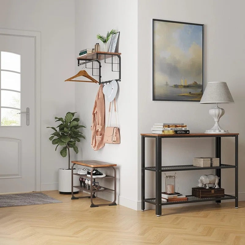 Shoe Rack: 7 Pair Shoe Storage Bench