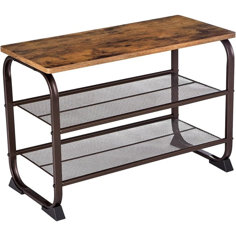 Shoe Rack: 7 Pair Shoe Storage Bench