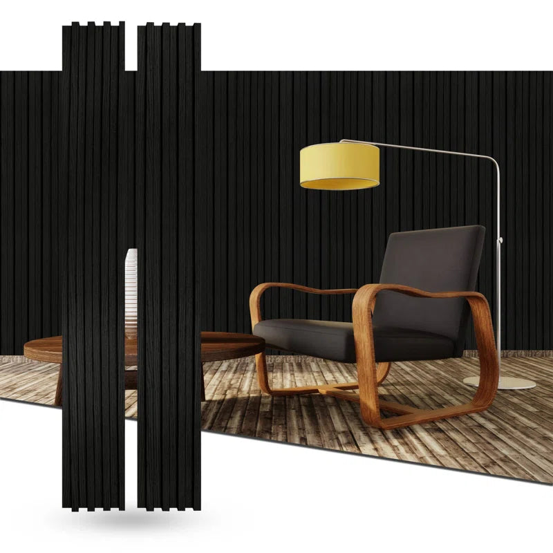 tv panel: Wood Wall Panels 94.5" Long, Decorative 3D Interior Shiplap Set