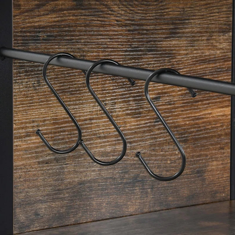 Kitchen Racks: 35.5" Standard Kitchen Baker's Storage Shelf with Microwave Compatibility
