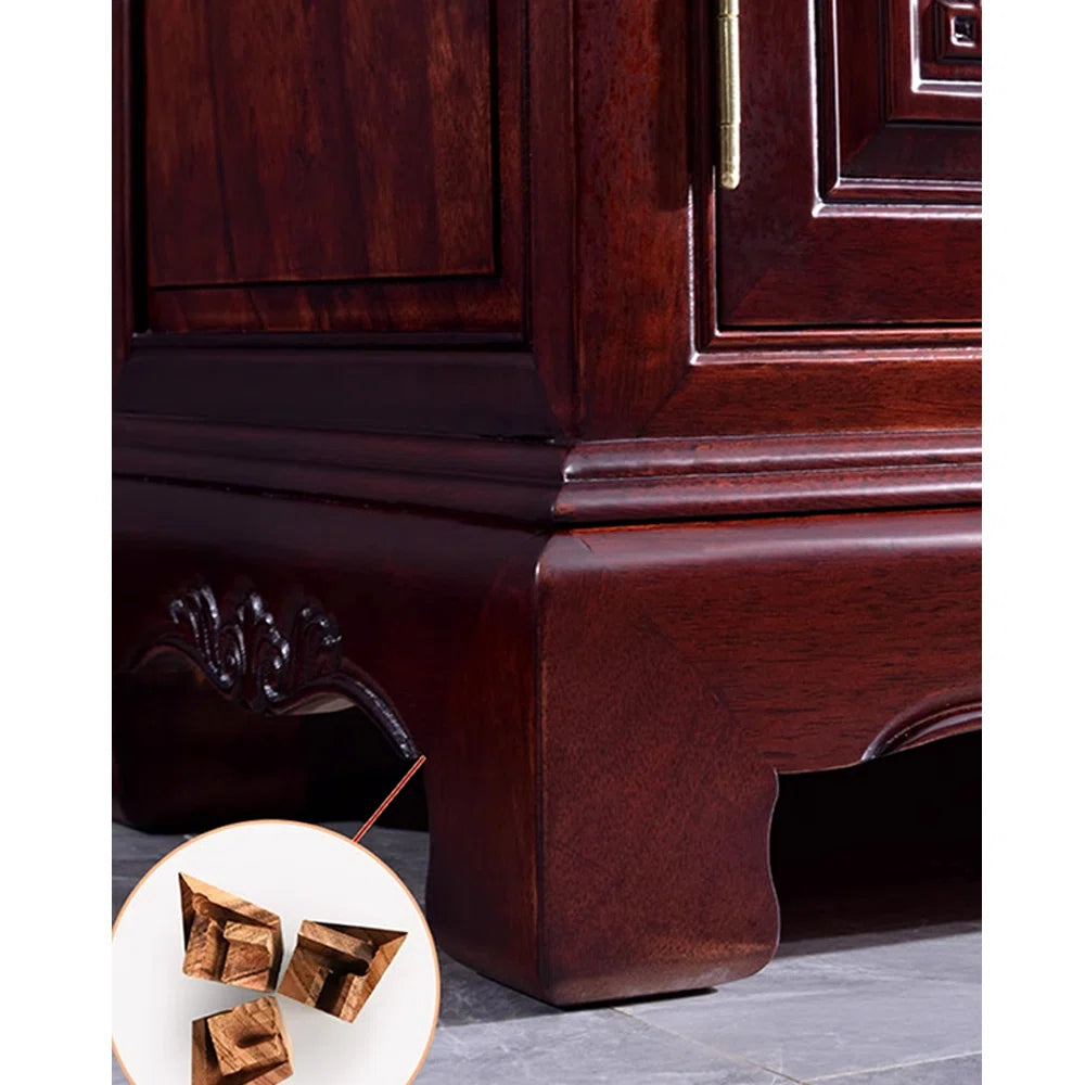 tv panel: Durable All-Wood tv panel with Storage and Timeless Look