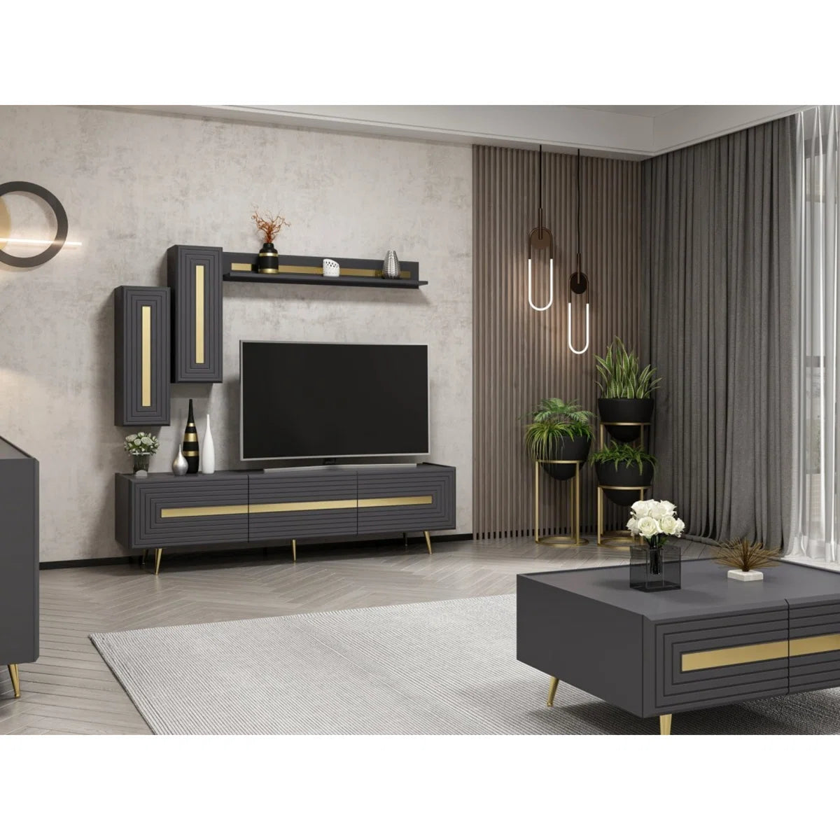 tv panel: Modern tv panel for TVs up to 78"