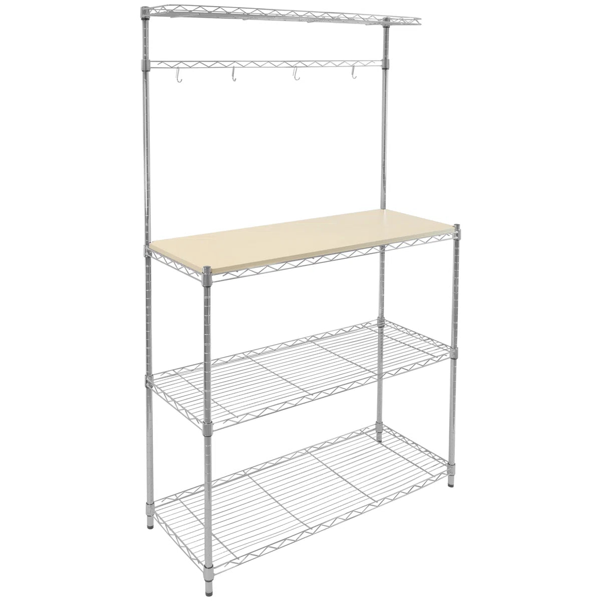 Kitchen Racks: 36'' Typical Baker's Rack Compatible with Microwaves