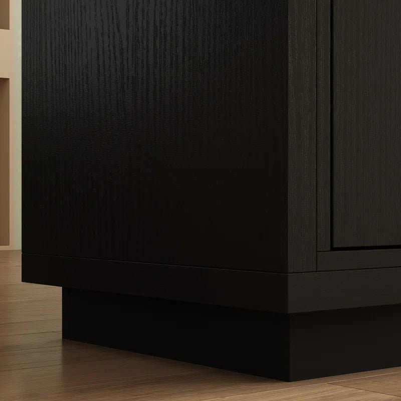 tv panel :Contemporary Media Unit for 85" TVs with Storage