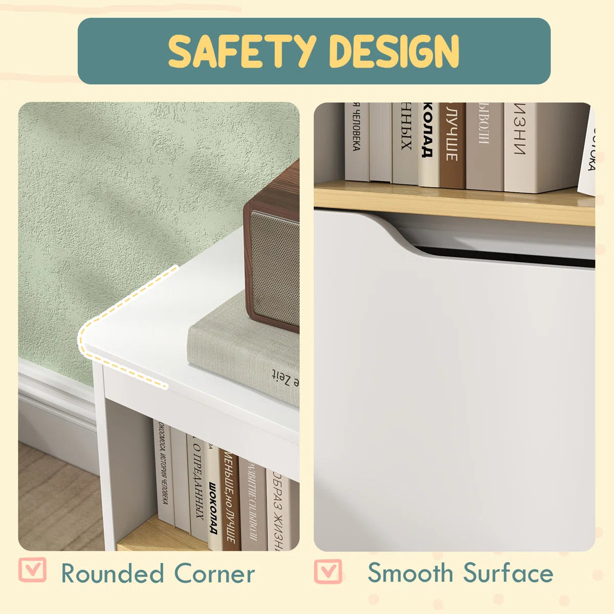 Kids Toy Storage Unit – Isabelle & Max™ Kids Bookcase with Drawers & Shelves