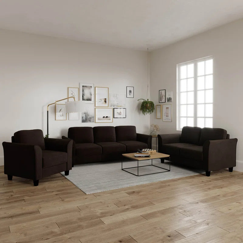 Luxury Sofa Sets: Arsaluis Flared Arm Sofa - Classic Elegance Meets Comfort