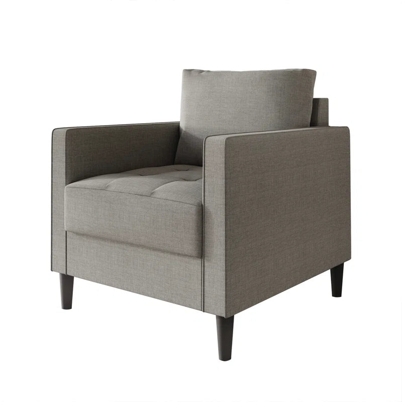 Luxury Sofa Sets: 3-Piece Linen Fabric Sofa Set with Chair, Loveseat & Sofa