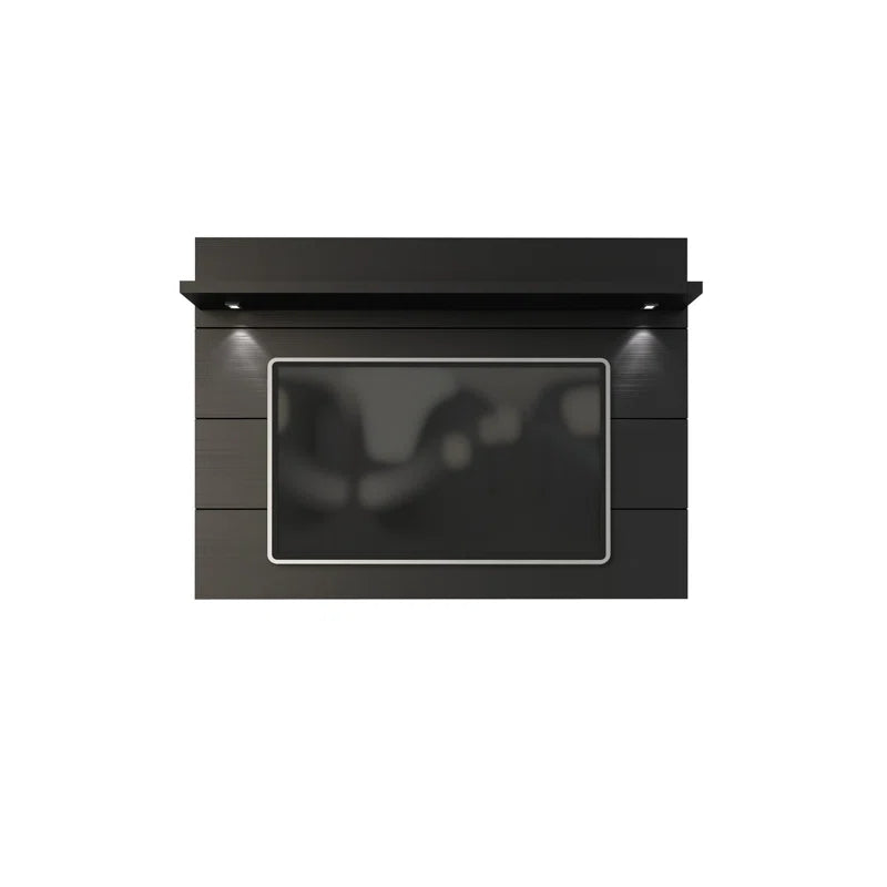 tv panel: Modern Floating Wall TV Panel with Sleek Design and Hidden Mounting