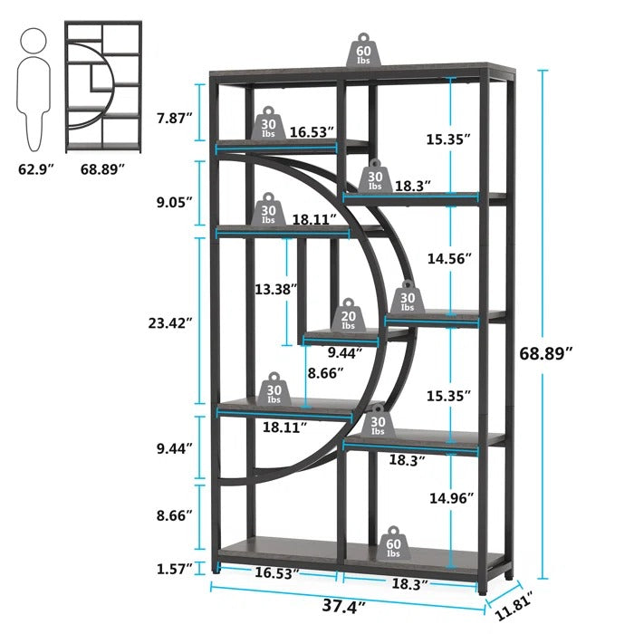Bookcase Bookshelves For Living Room And Bedroom