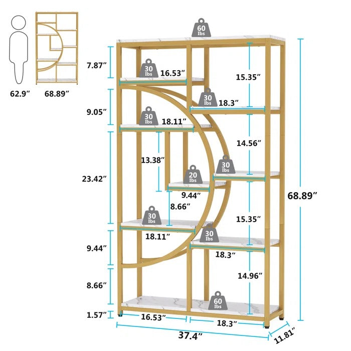 Bookcase Bookshelves For Living Room And Bedroom