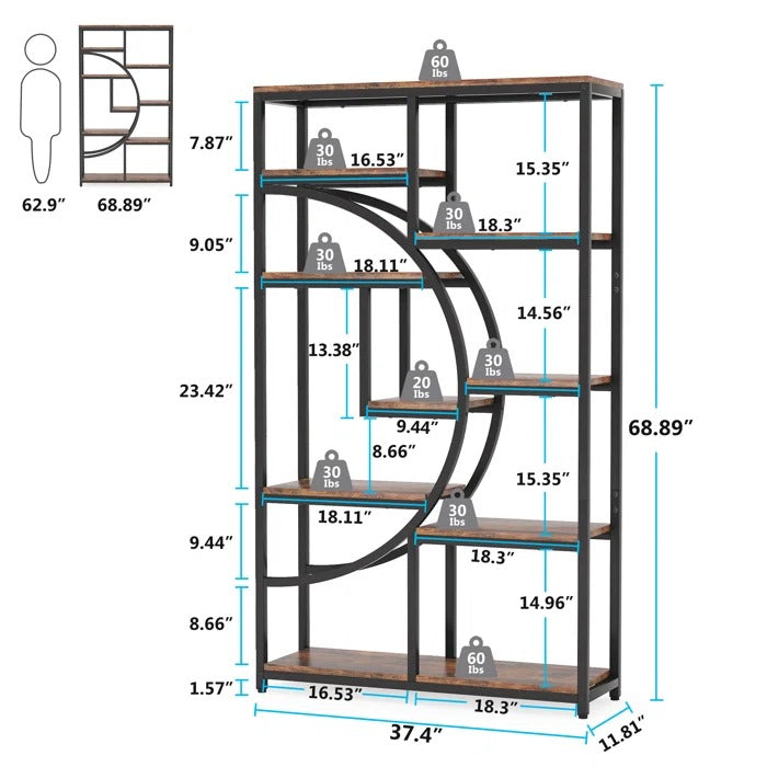 Bookcase Bookshelves For Living Room And Bedroom