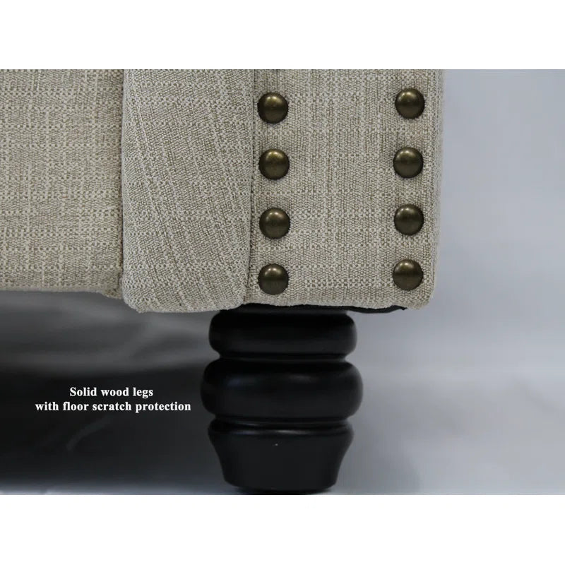 Luxury Sofa Sets: Chesterfield 2+3 Seater Sofa Set with Rolled Arms & Tufted Detailing