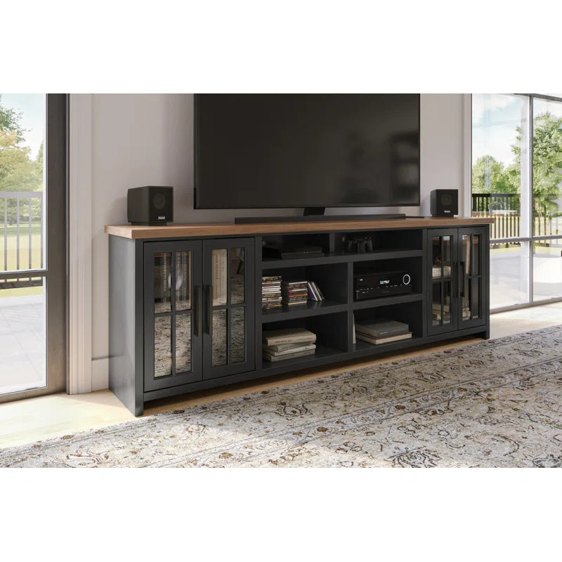 tv panel: 96" TV panel for 100" screens, two-tone finish, arrives fully assembled