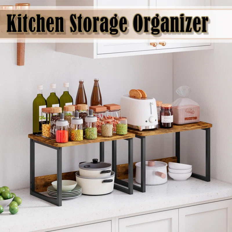 Kitchen Racks: 17.25'' Standard Baker's Rack Made of Steel and Compatible with Microwaves