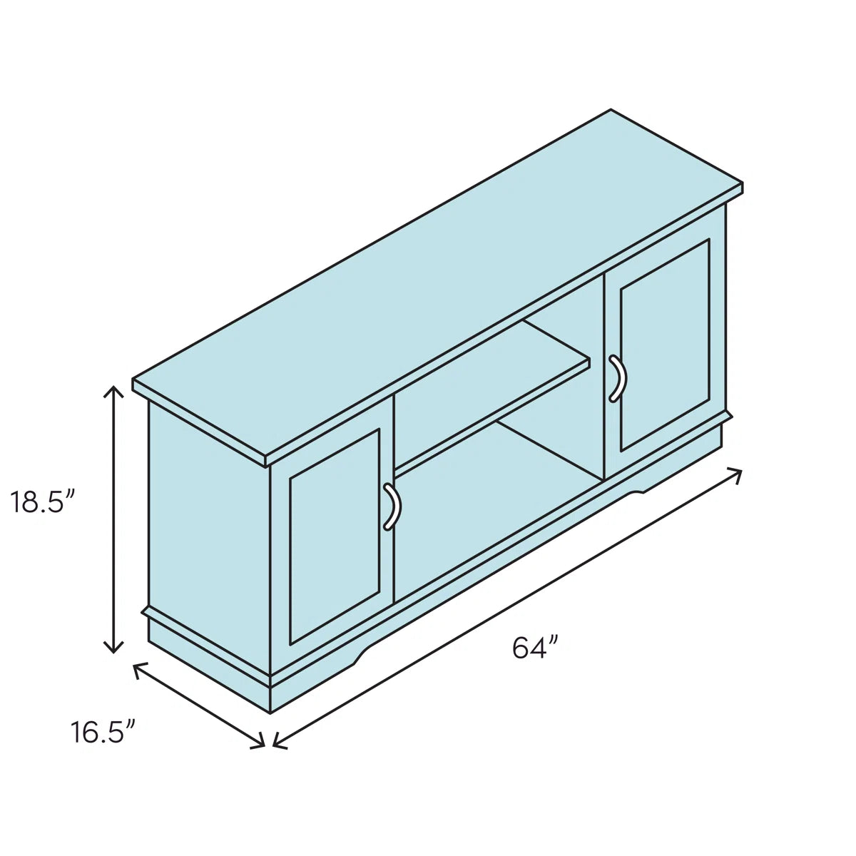 tv panel: Modern tv panel with Storage for TVs up to 70 Inches