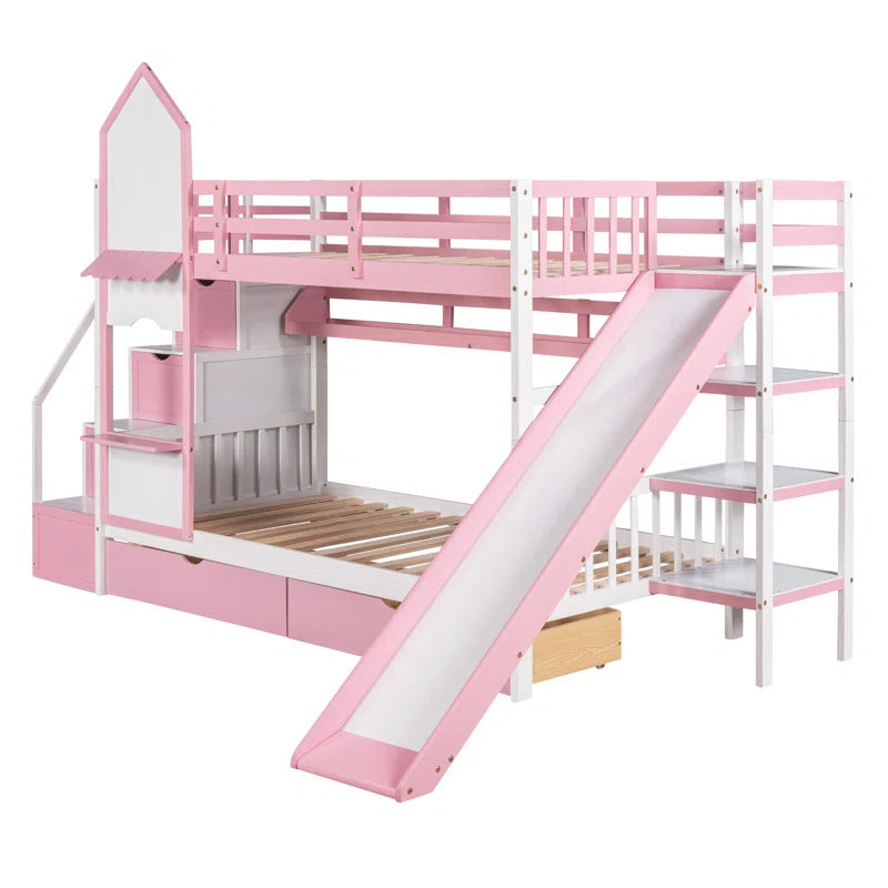 Bunk Bed: Kids Bed with Drawers
