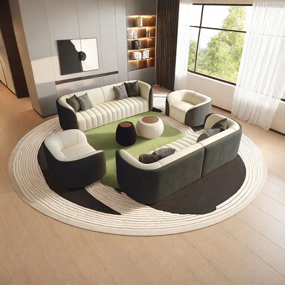 7 Seater Sofa Set: Business In-Line Dealing with Sofa for Office