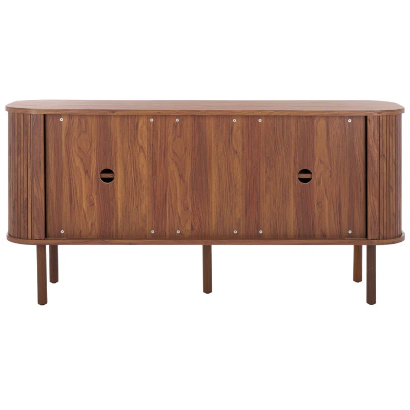 tv panel: 62.99" Wide Storage Credenza with Sleek Modern Design