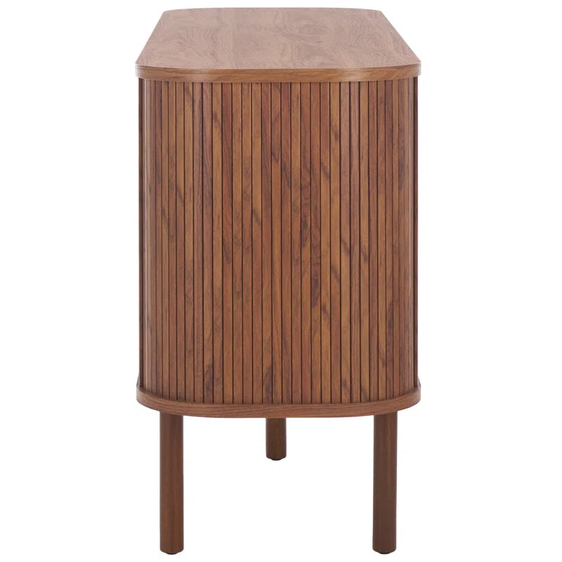tv panel: 62.99" Wide Storage Credenza with Sleek Modern Design