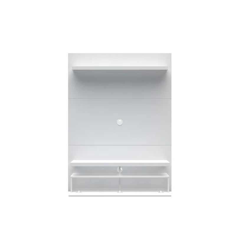 tv panel: TVs up to 42" are compatible with the Everley Floating Entertainment Center