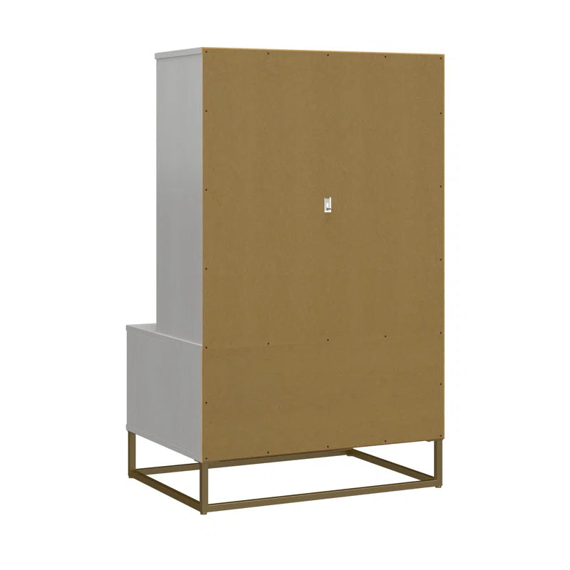 Kids Toy Storage Unit: 27.19'' Wide Charlie Multi-use Organiser & Bookcase with Worktop & Shelves