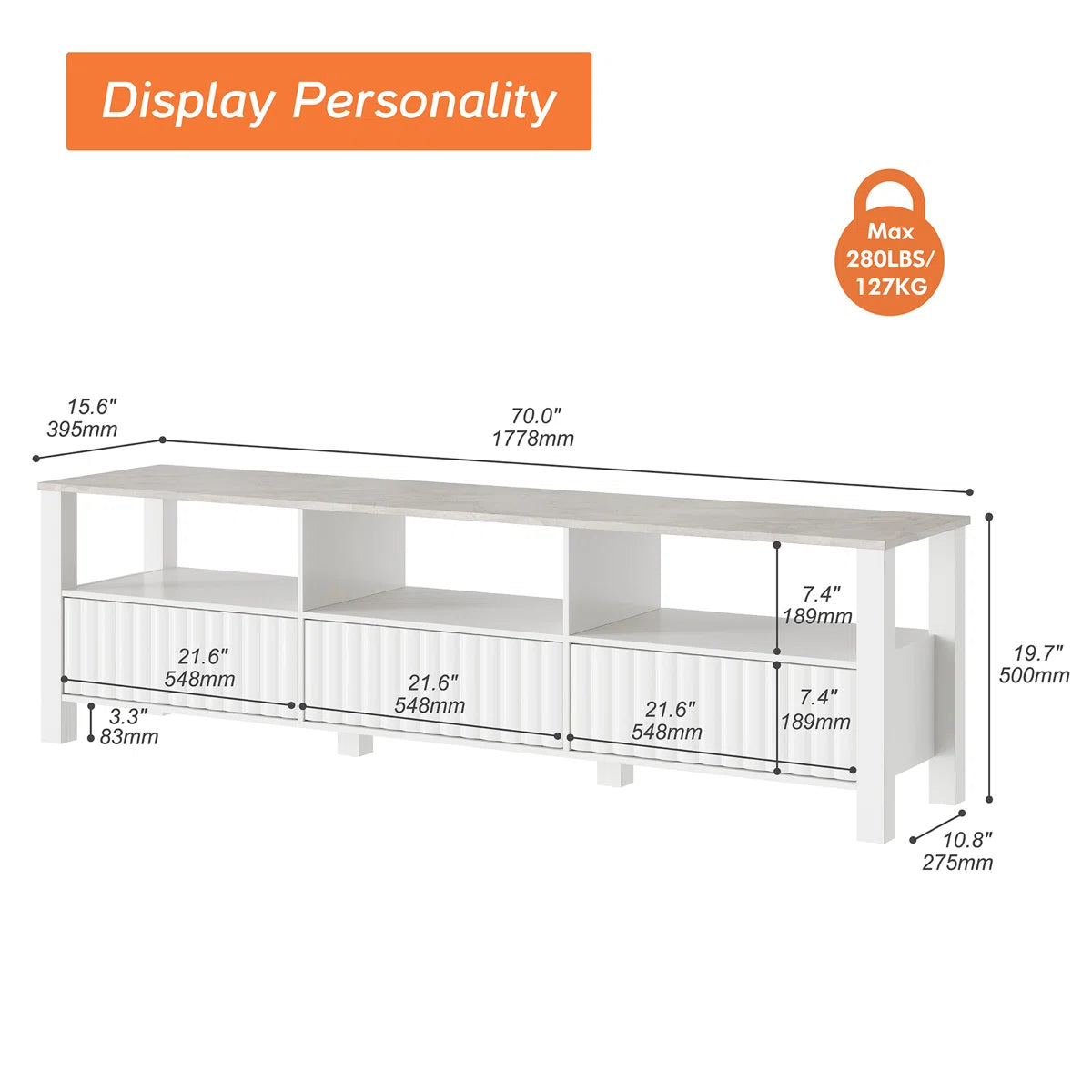 tv panel: Modern tv panel for TVs up to 75 Inches with Storage